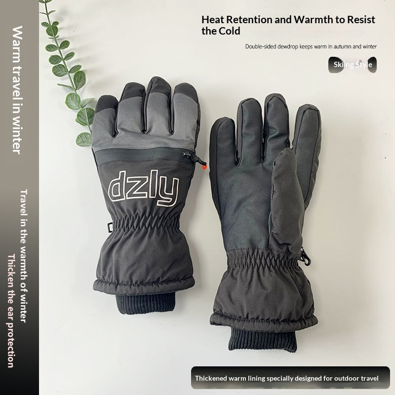 Warme Winter-Skihandschuhe mit Touchscreen