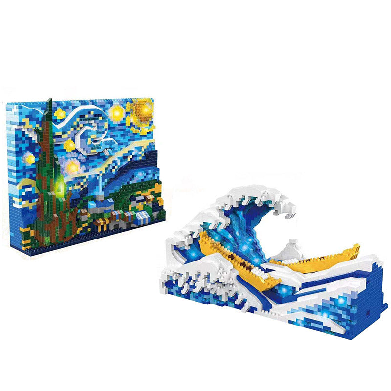 Kreatives Bausteine-Set: Welle oder Sternennacht – Bild 3 | LuxeStyle