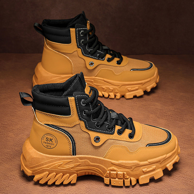 Atmungsaktive Vintage-Work Boots