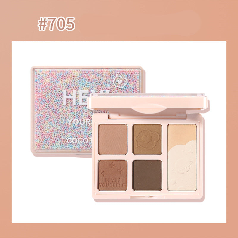 6-Farben-Lidschatten-Palette, matt – Bild 4 | LuxeStyle