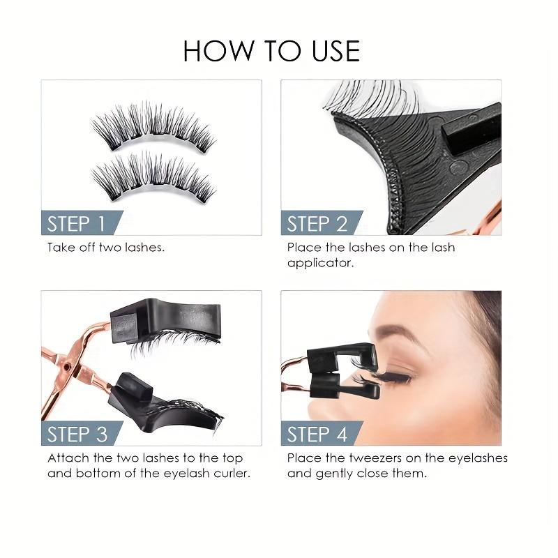 Magnetische Wimpern für einfachen Look