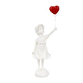 Harz-Skulptur Mädchen mit Ballon | LuxeStyle