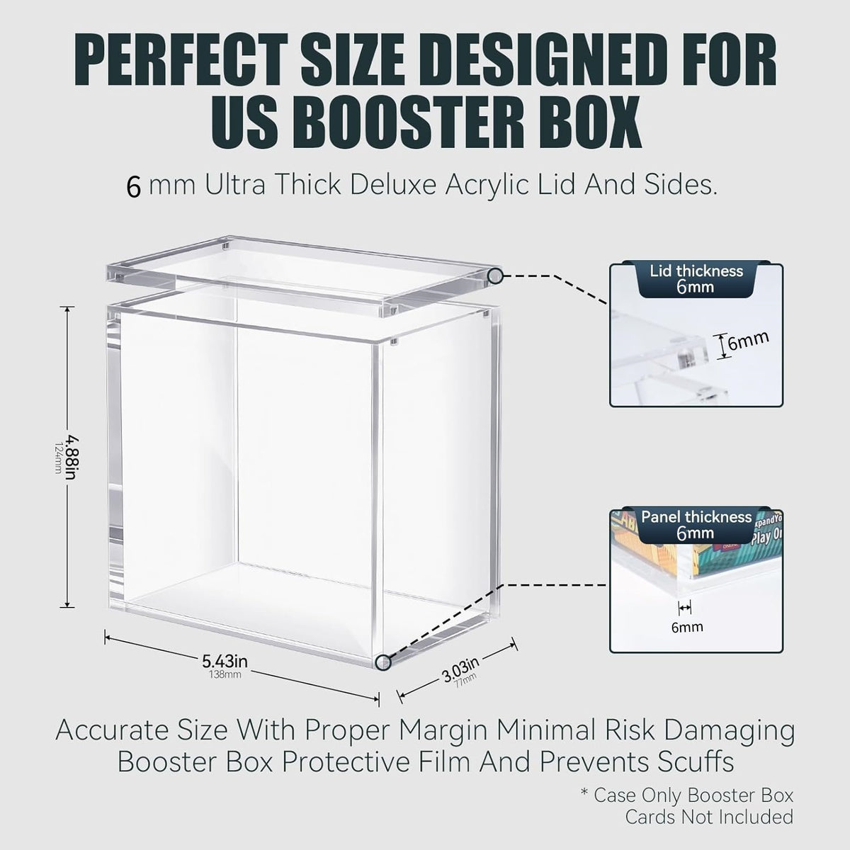 Stapelbare Acrylbox für staubfreie Aufbewahrung | LuxeStyle