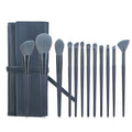 12-teiliges Make-up Pinselset mit Tasche