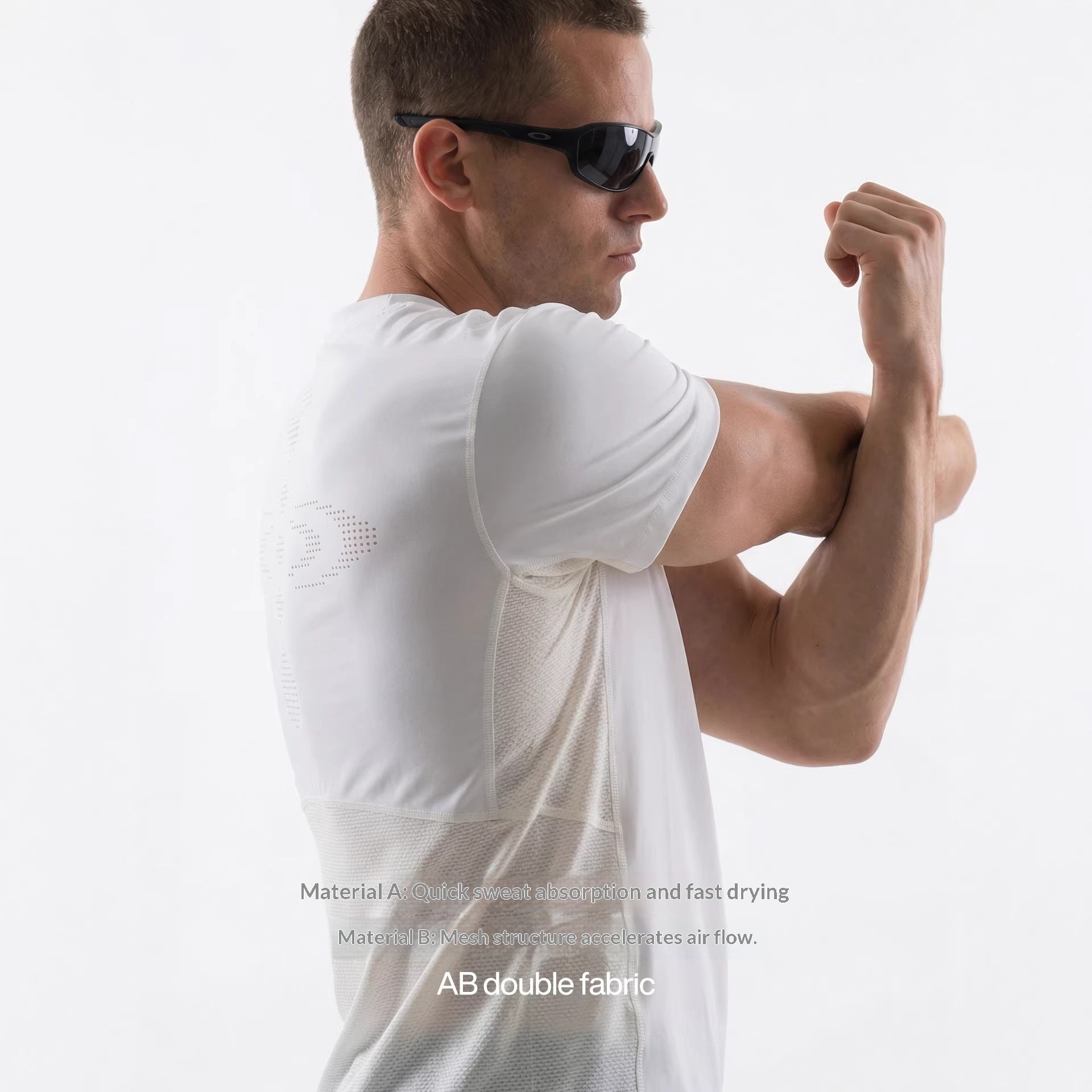Reflektierendes Kurzarm-Shirt für Herren