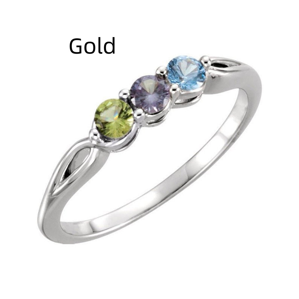 Geburtsstein Ring – schlicht & elegant