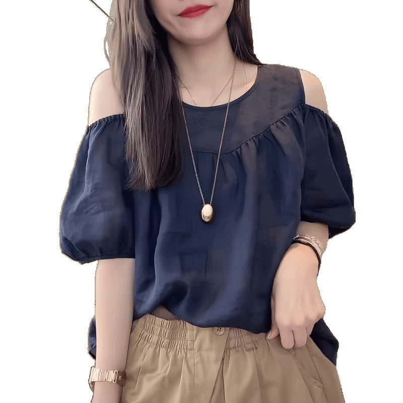 Damen Kurzarm-Shirt, leicht und elegant – Bild 3 | LuxeStyle
