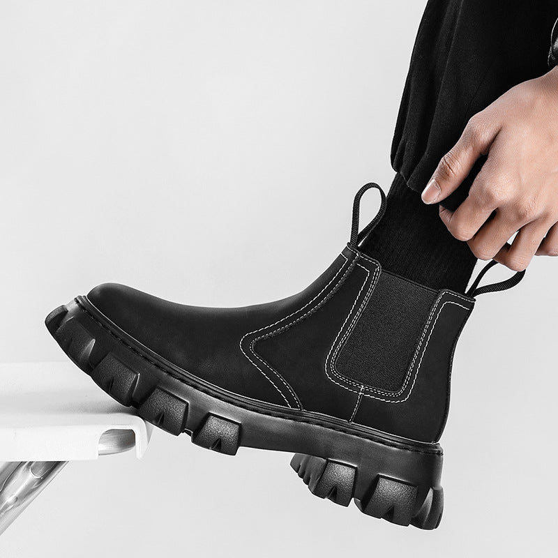Samtige Stiefeletten für Herren – Bild 5 | LuxeStyle
