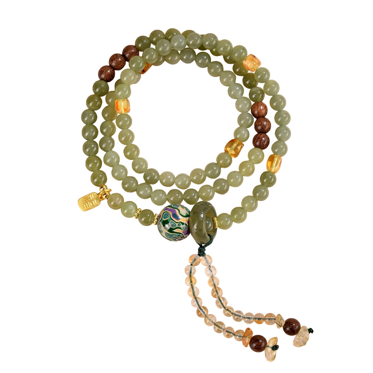 Armband und Halskette mit drei Kreisen