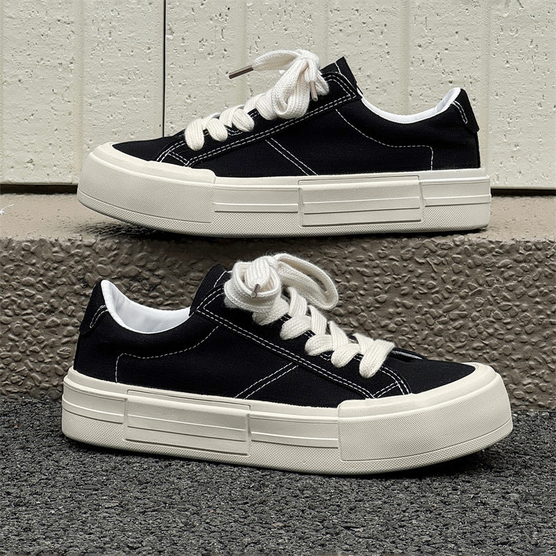 Canvas Plateau-Sneaker für Damen