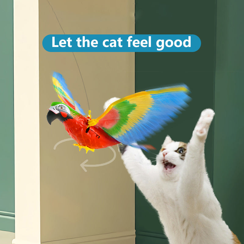 Interaktives Katzen-Spielzeug 'Fliegender Vogel'