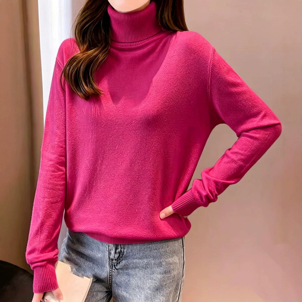 Damen Rollkragenpullover – Eleganter Strick