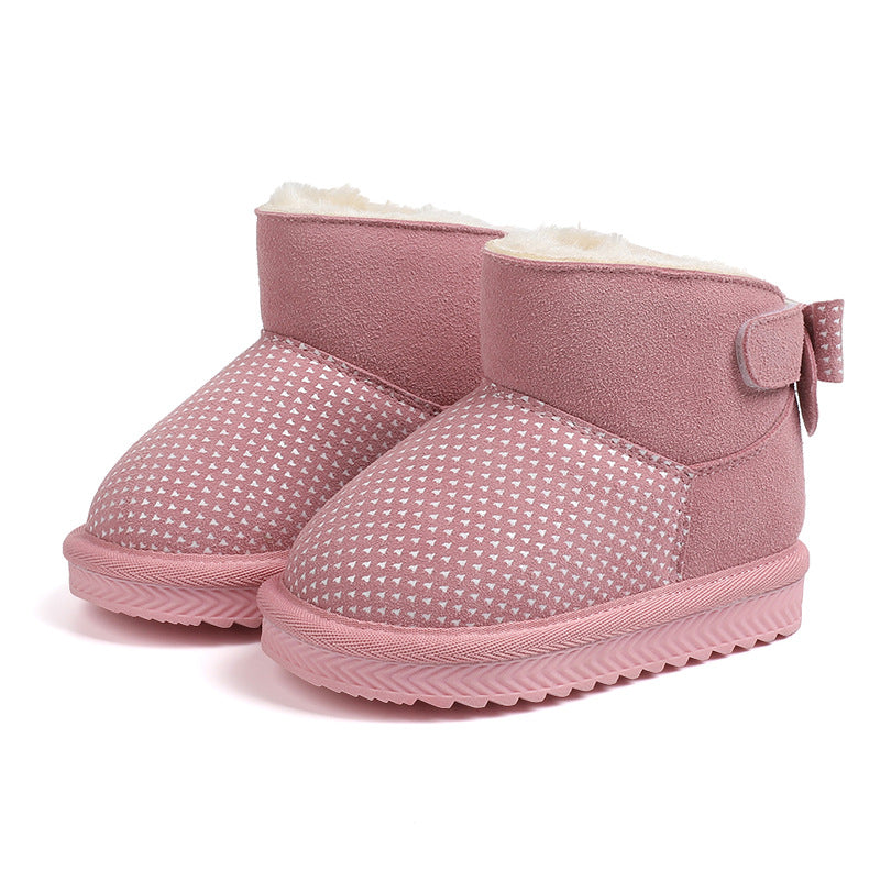 Kinder Schneestiefel aus Rindsleder