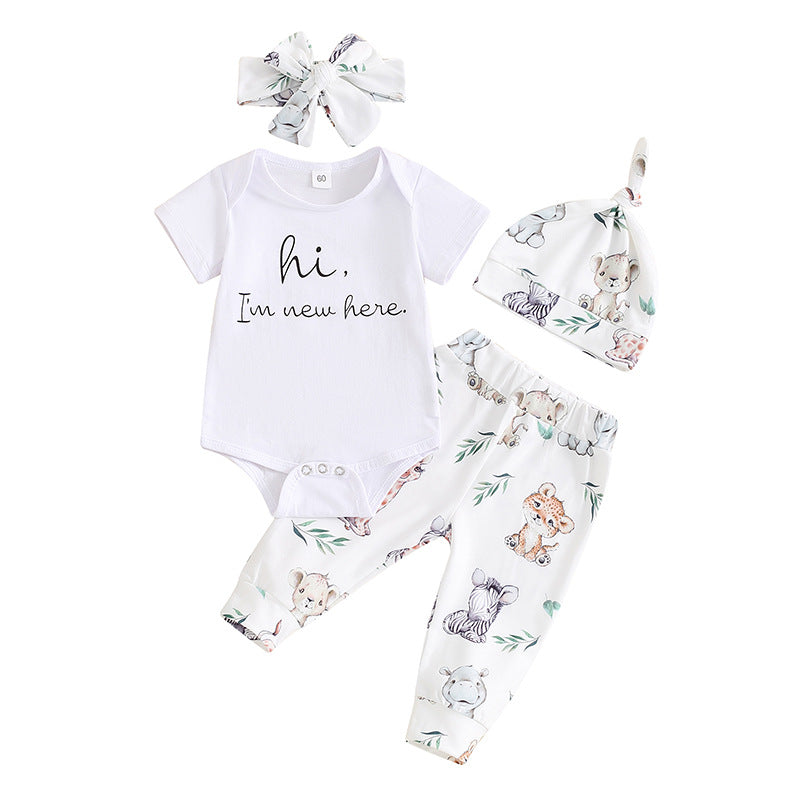 Baby Strampler-Set mit Buchstabenmuster – Bild 8 | LuxeStyle