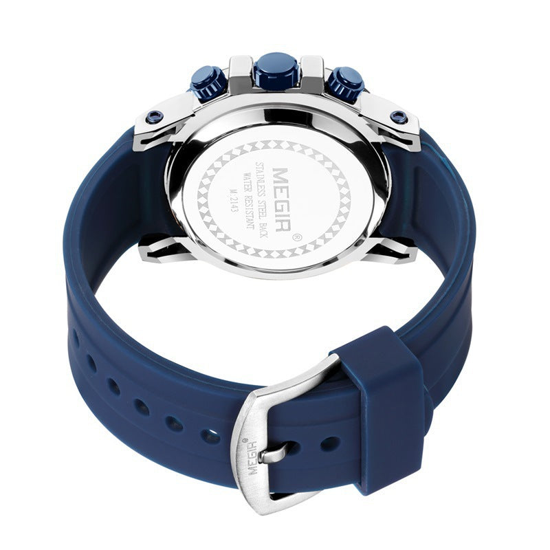 Wasserdichte Sportuhr mit Silikonarmband