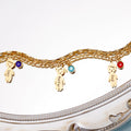 Graviertes Edelstahl-Armband, doppellagig