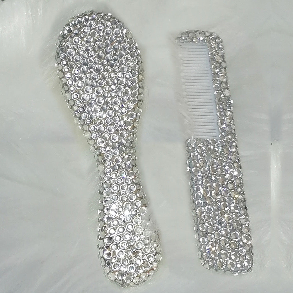 Schnürschuhe mit Haarband und Strass