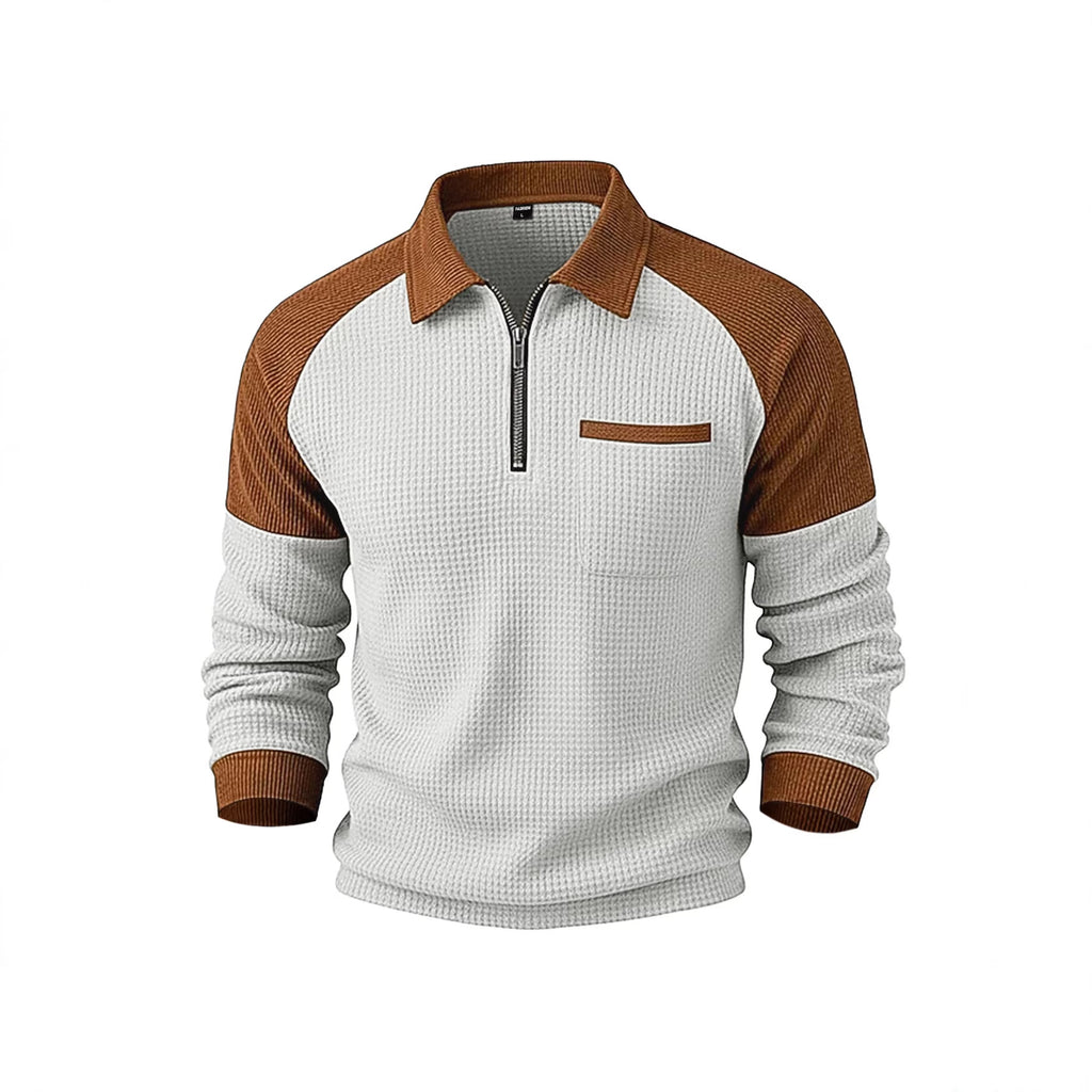 Halbzip-Polo für Herren