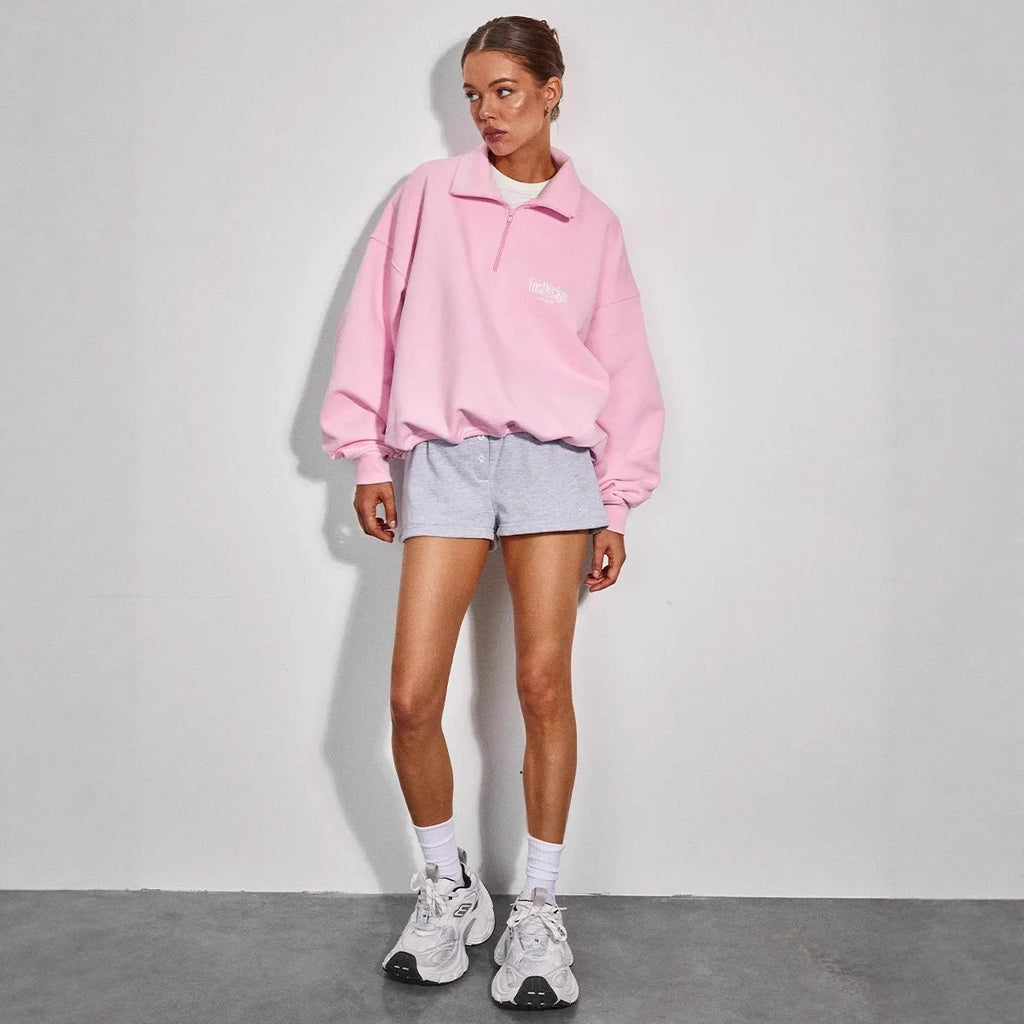Western-Stil Hoodie mit Letter-Print