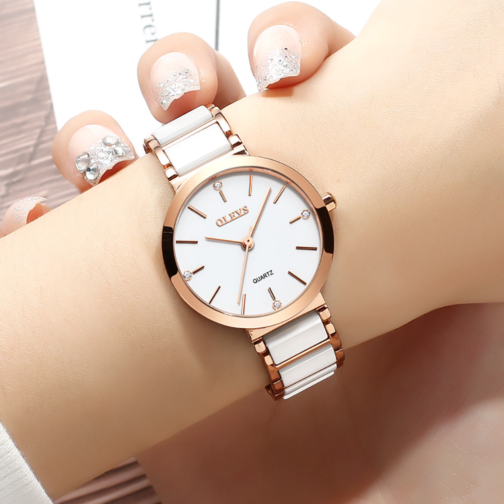 Wasserdichte Damen-Armbanduhr aus Edelstahl – Bild 4 | LuxeStyle