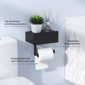 Badezimmerregal mit Toilettenpapierhalter, ohne Bohren