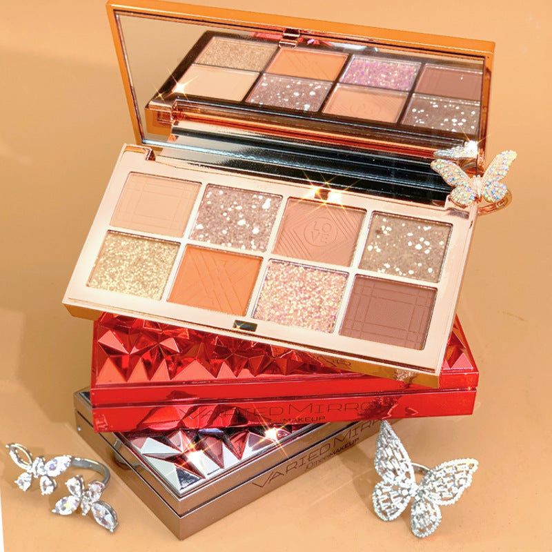 Lidschattenpalette 8 Farben Rosa Matt – Bild 4 | LuxeStyle