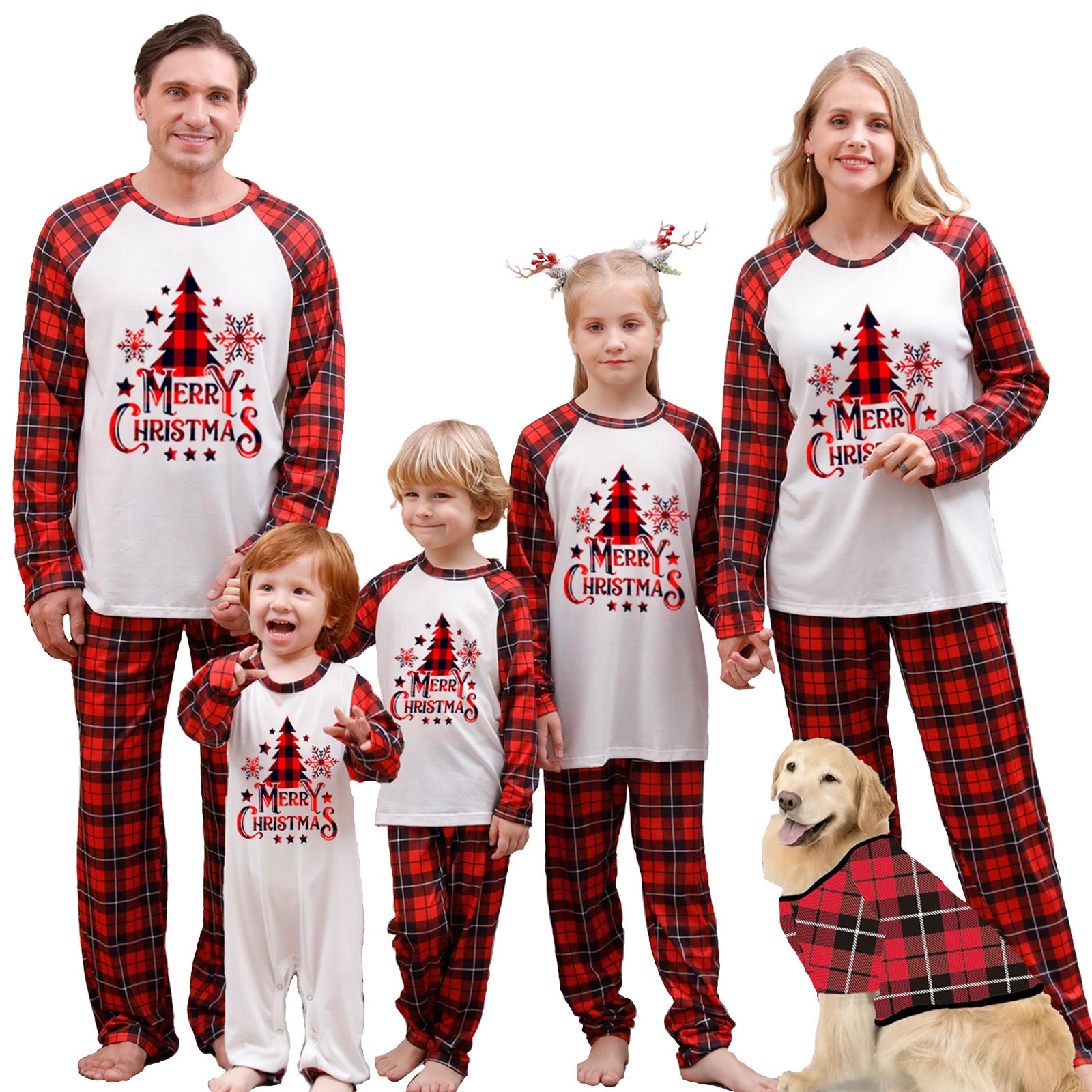 Weihnachts-Pyjama-Set für die ganze Familie