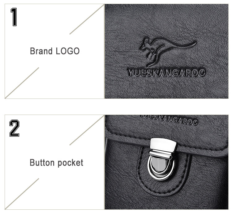 Handliche Umhängetasche für Herren – Bild 2 | LuxeStyle