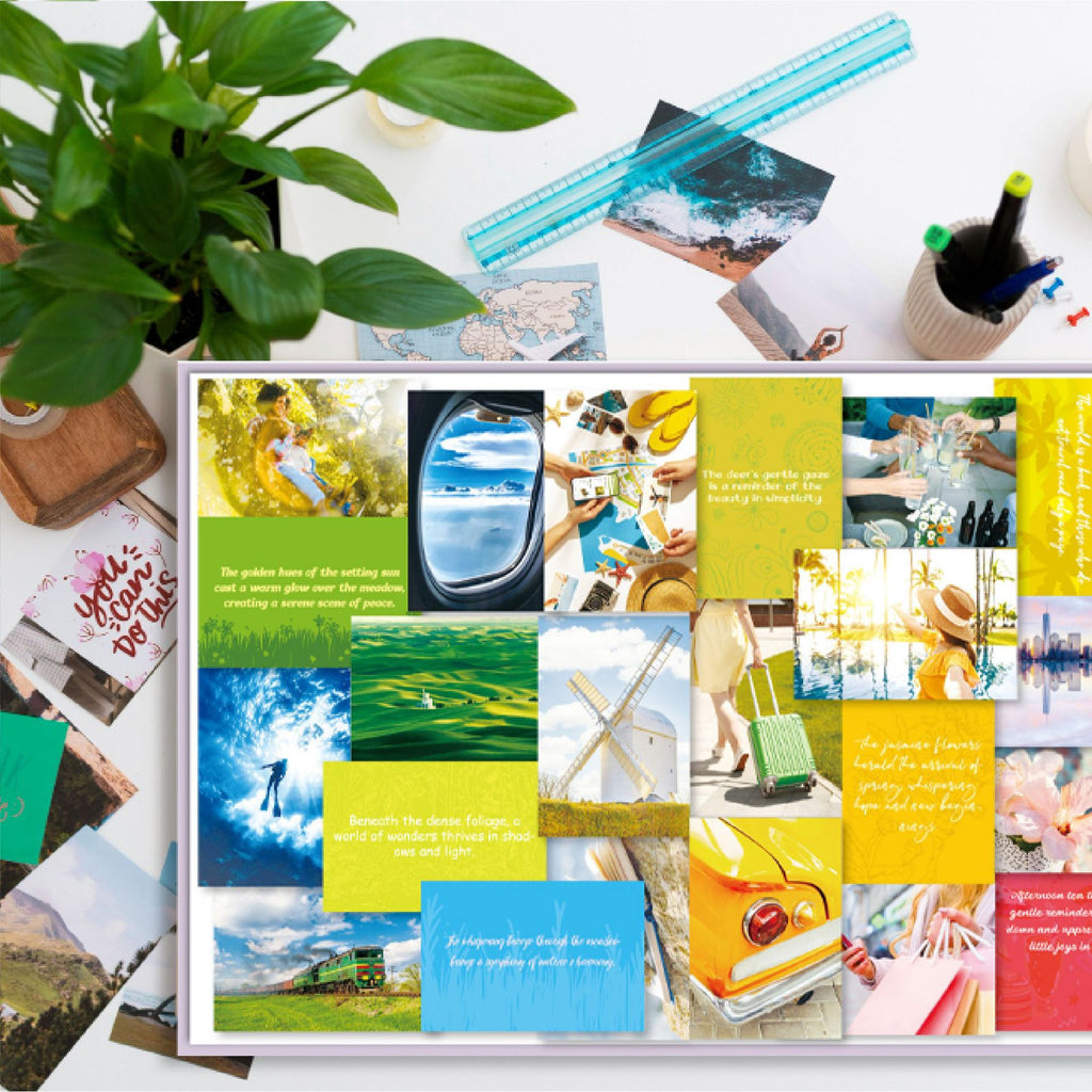 Inspirational Dream Cut Letter Sticker Vision Board Set – Bild 9 | LuxeStyle