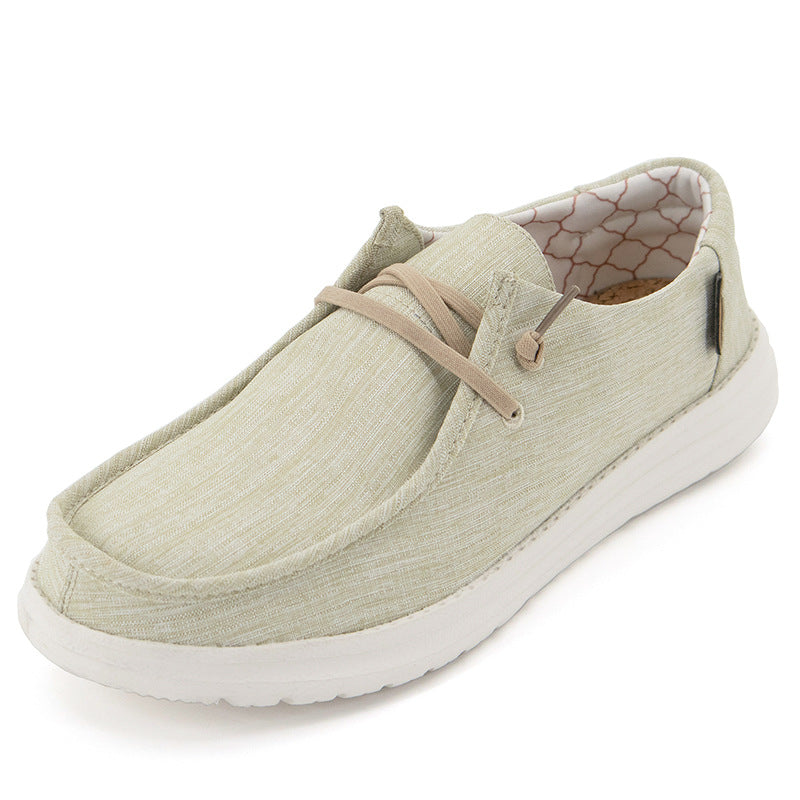 Herren Loafer Canvas Casual Schuhe – Bild 6 | LuxeStyle