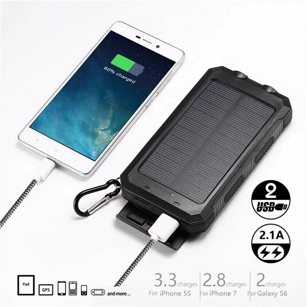 Solar Powerbank 10’000 mAh, wasserdicht