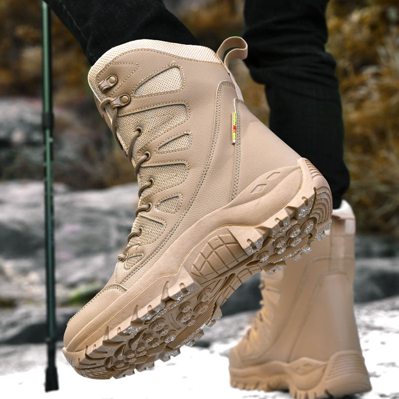 Atmungsaktive Hi-Top Wander-Sneaker für Herren