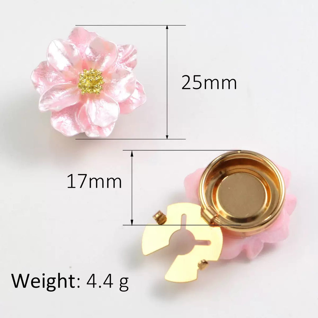 Florale Magnetbrosche