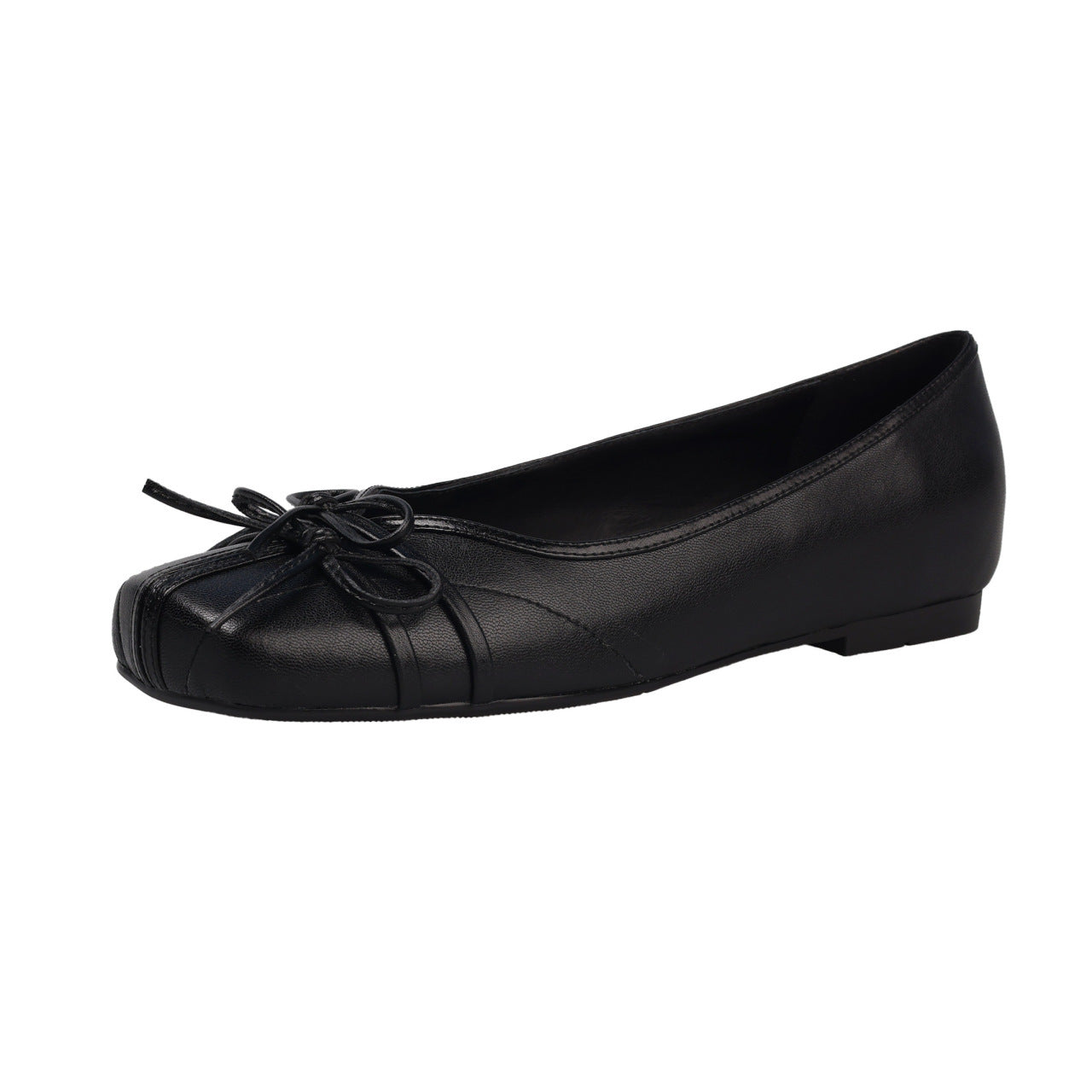 Französische Ballet Flats mit eckiger Spitze