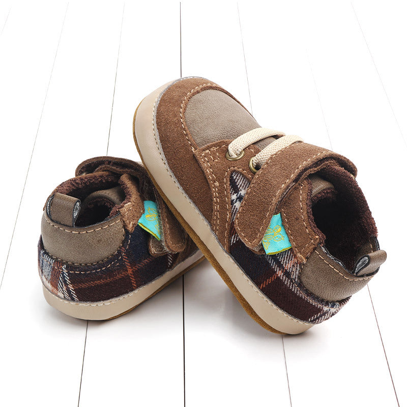 Lammleder-Babyschuhe mit Klettverschluss – Bild 6 | LuxeStyle