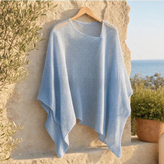 Strick-Cape «Aria» in Poncho-Optik – Damenmode