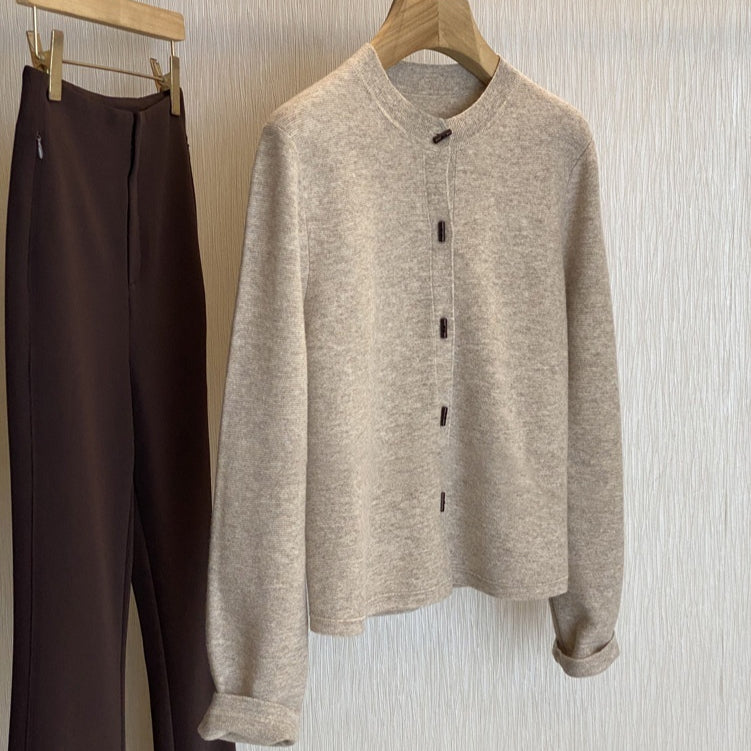 Woll-Cardigan im Casual Fit