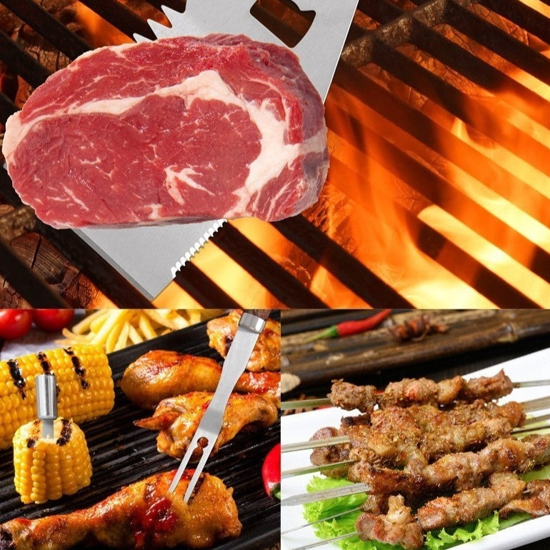 38‑Stück BBQ‑Werkzeug‑Set mit Holzgriff – Bild 6 | LuxeStyle