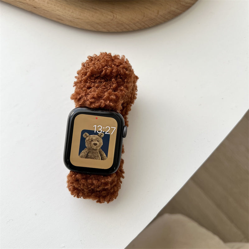 Samt-Haarband für Apple Watch