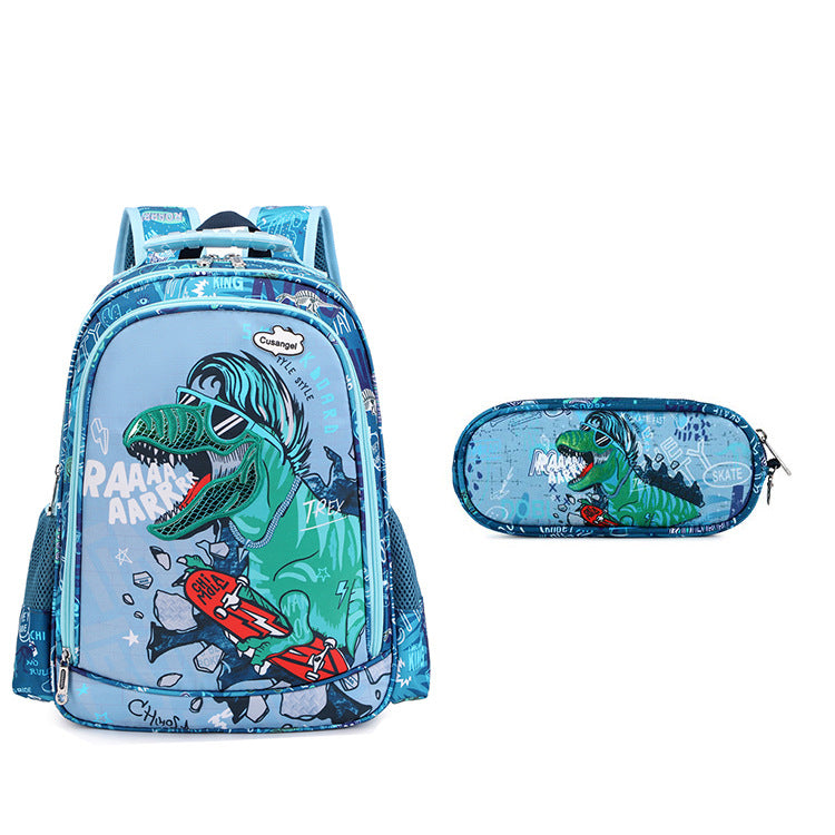 Dinosaurier-Rucksack für Kinder mit Wirbelsäulenschutz