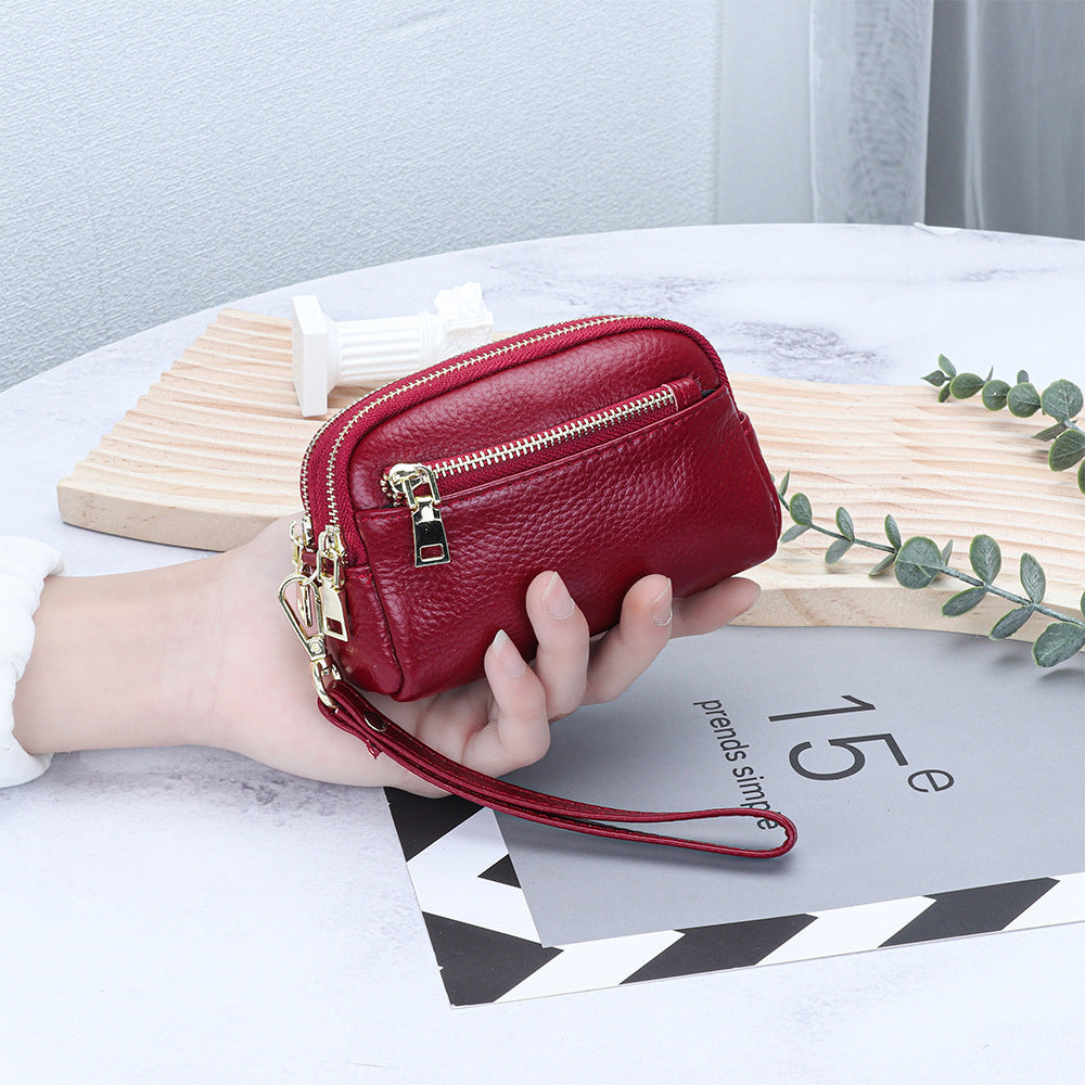 Mini-Portemonnaie aus Vollnarbenleder – Bild 10 | LuxeStyle