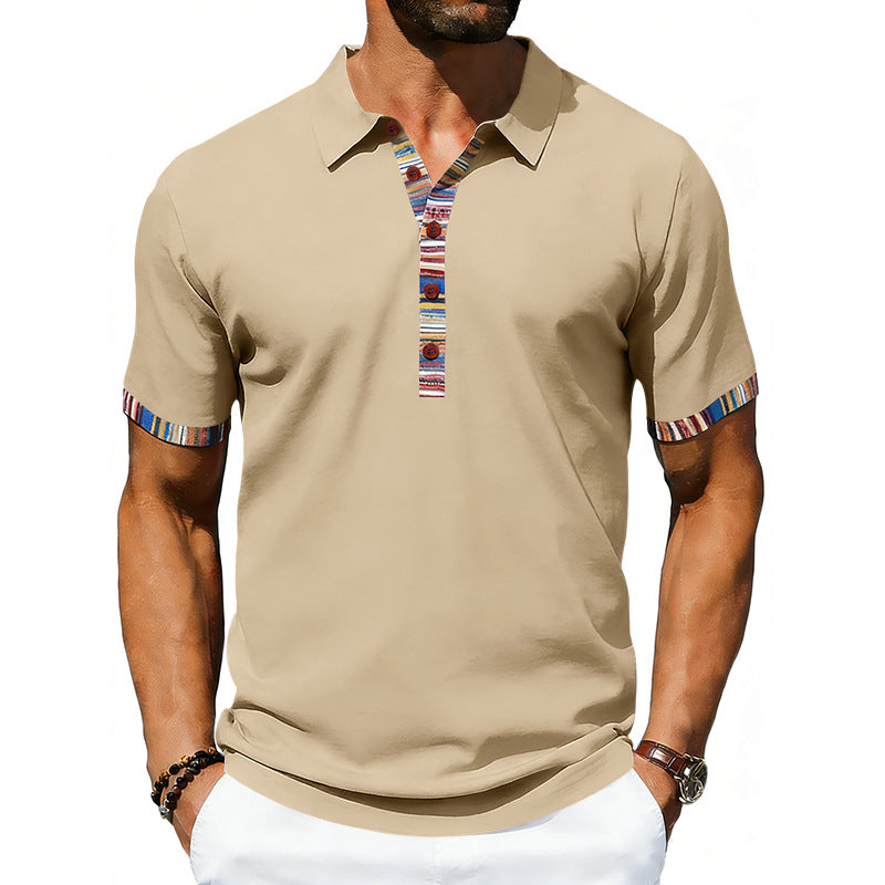 Polo-Shirt mit Revers und Kontrastfarbe – Bild 10 | LuxeStyle