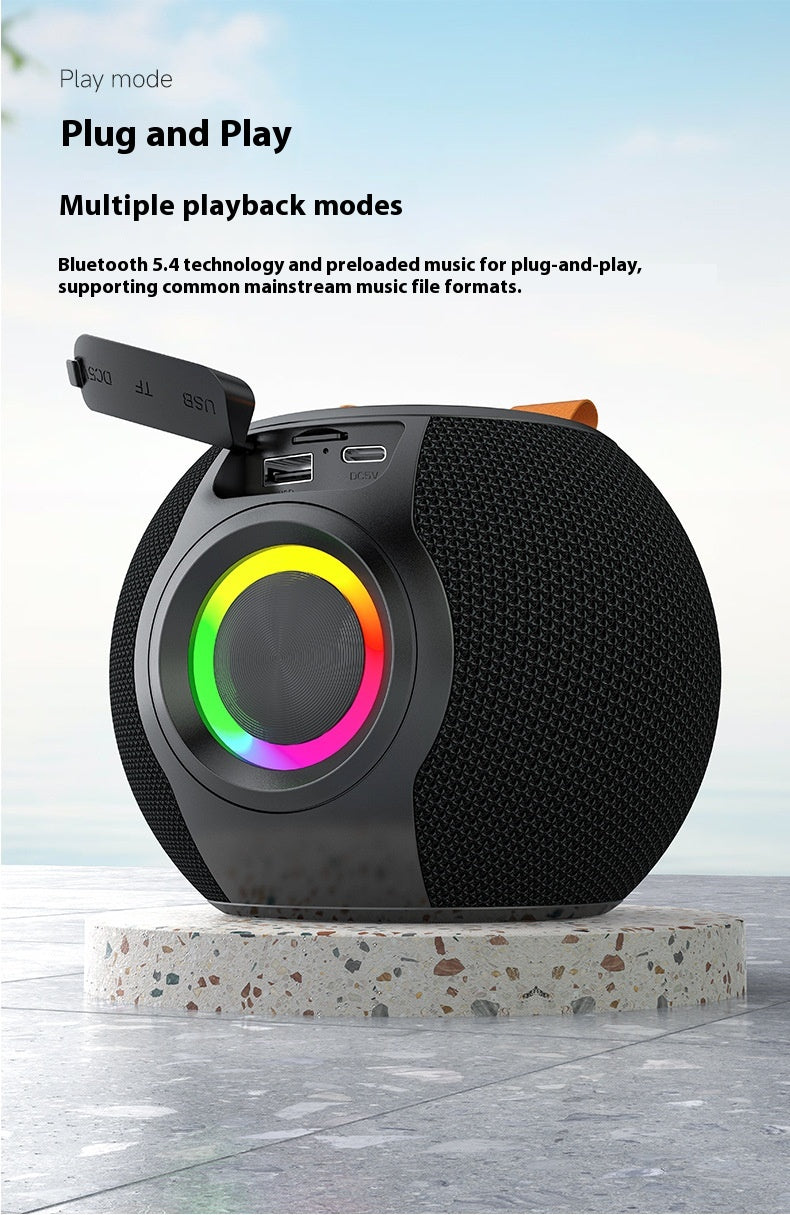 Bluetooth Speaker mit RGB-Lampe & TWS