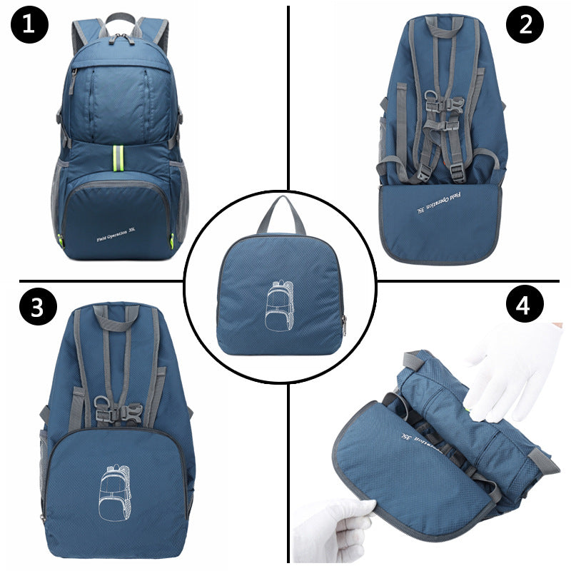 Leichter, faltbarer Reise-Rucksack – Bild 2 | LuxeStyle