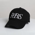 Baseball-Cap Paris Schwarz Stickerei