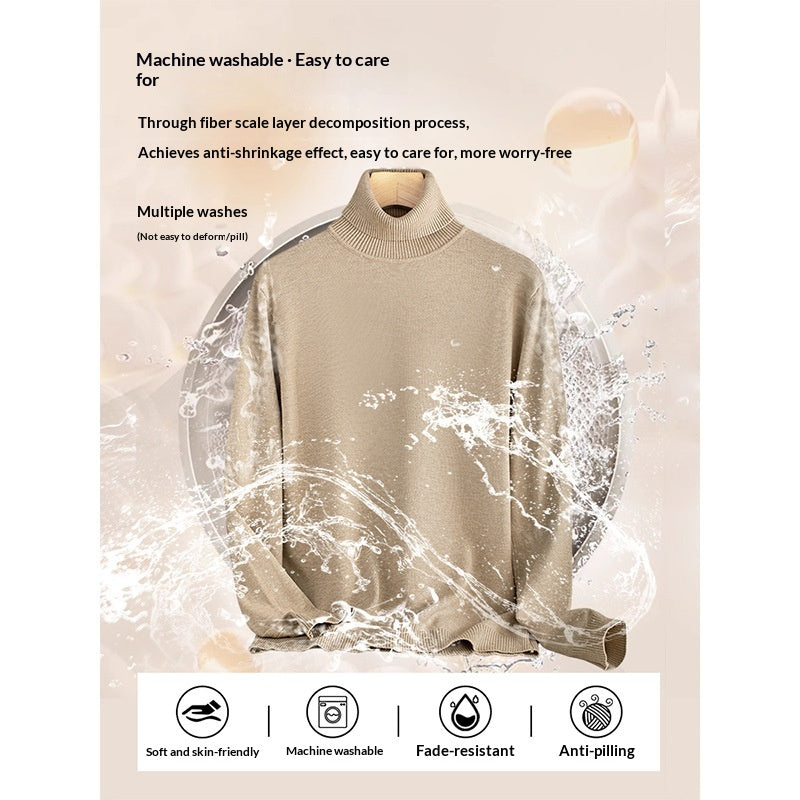 Herren-Thermal-Halsbund-Pullover