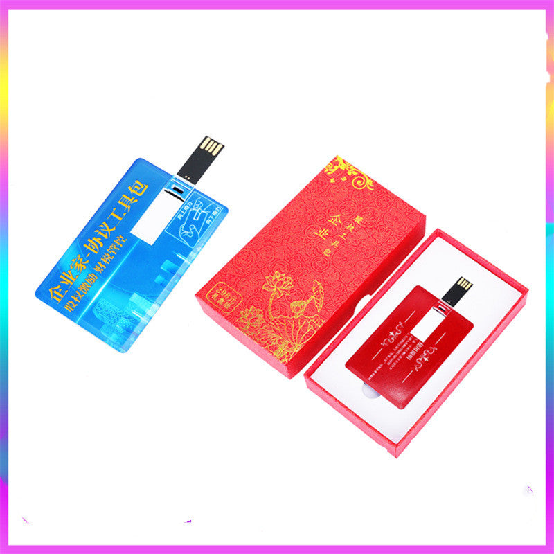 USB-Visitenkarten-Stick mit Logo-Werbung