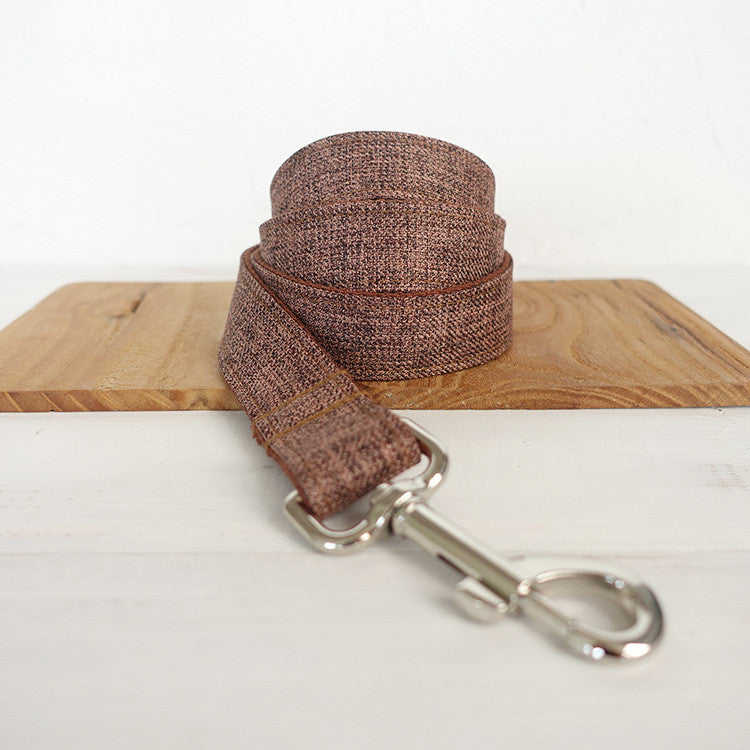 Halsband und Leine Set für Hunde, Polyester – Bild 3 | LuxeStyle