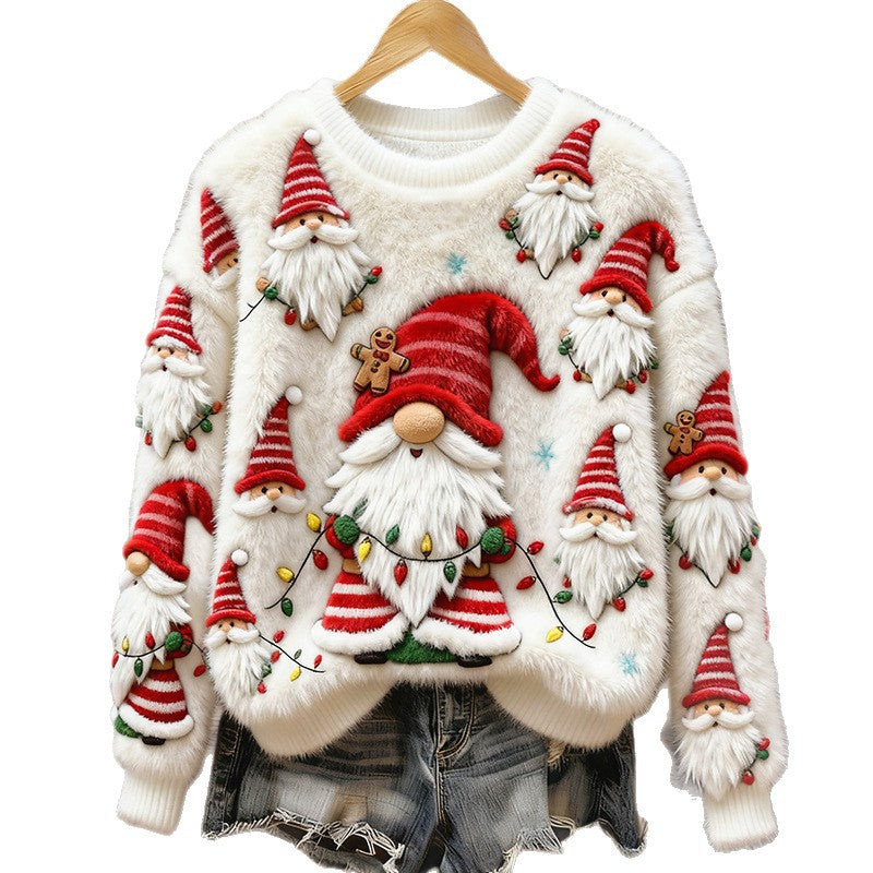 Damen-Weihnachts-Flanell-Hoodie