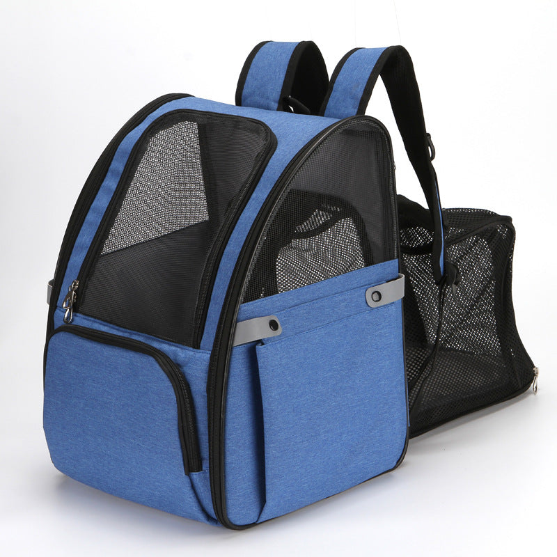Faltbarer Haustier-Rucksack aus Oxford-Stoff – Bild 2 | LuxeStyle